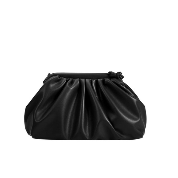 MONTERREY Black Vegan Pouch Clutch Crossbody - Picture 4 of 7
